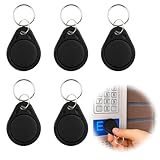 5 Stück NFC-Tags mit NTAG215 Chip, 540 Byte Speicher für iOS Kurzbefehle, Android Apps und Amiibo – Vielseitige RFID Tags für Schlüsselanhänger und Smart Home
