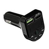 Operitacx Empfänger Auto Player mit Dual USB Ladeanschluss LED Hintergrundbeleuchtung Freisprecheinrichtung und Kabellosem Audioempfang für Sicheres Streaming und Gleichzeitiges Laden von
