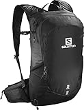 Salomon Trailblazer 20 Unisex Rucksack für Wandern, Perfekt für Laufen, Wandern und Radfahren, Schwarz/Black, Kapazität für bis zu 20 Liter