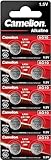 Camelion 12051010 - Alkaline Knopfzellen-Batterie ohne Quecksilber AG10/LR54/LR1130/389 mit 1,5 Volt, 10er Set, Kapazität 78 mAh
