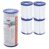 4 Stück Bestway Filter Kartuschen für Pool Swimmingpool Pumpen Gr. 2
