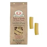 Rustichella d'Abruzzo | Rigatoni Hartweizengrieß klassisches Format | handwerkliche Nudeln - 1 x 500 g | langsam getrocknete Nudeln bei niedriger Temperatur