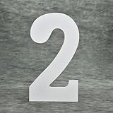 AOOLADA 25,4 cm große Holzbuchstaben für Wanddekoration, große weiße Holz-Buchstaben zum Basteln, Hochzeit, Geburtstag, Party-Dekoration