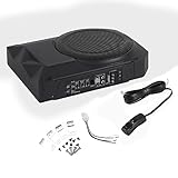 XTEVU Active Subwoofer, Untersitzwagen-Lautsprecher, 600W-Tieftönerverstärker, Universal Car Audio Subwoofer System, Fahrzeugbass-Lautsprechereinheit