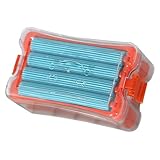 TOPBATHY 4 Stück Seifenkiste Storage Boxes aufbwahrungs-Box Kitchen Accessories The Edith Eger Seifenbehälter Seifenschaumhalter Seifenschaumkoffer Kieselgel Orange