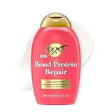 OGX Repair and Protect Bond Protein Repair Shampoo, 385 ml – Stärkt und repariert sprödes, trockenes oder beschädigtes Haar mit Lipi Pro Shield Technology und Dual-Action-Repair-Technologie