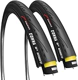 Fincci Rennrad Reifen 700x23c - Paar Fahrrad Reifen 28 Zoll 23-622 mit 1 mm Pannenschutz 60 TPI, Fahrradmantel 28 Zoll für Carrera, Stadtfahren, Tourenrad Race, E Bike - 2er Komplett
