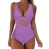 Bikini Set for Women, 2-Teiliges Bikini-Set Für Damen Mit Geflochtenen Trägern Auf Der Rückseite Und Wendbarem Unterteil Stoppuhr Cute Bikini Set Tankini