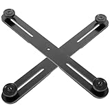 MOTHNUR 2 Stück Verstellbare Mikrofonstange mit 1/4 Zoll Schraube Doppelhalterung für Blitzlicht und Kamera Stabile Verlängerungsstange Bis 2 kg Tragkraft