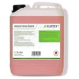 Flotex - Profi Insektenreiniger Auto 5L | Lackschonender Insektenentferner KFZ | Insektenentferner Motorrad | Für Lack, Glas, Kunststoff & Chrom geeignet