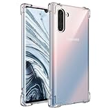 Wanyuexes Hülle für Galaxy Note 10, für Samsung Note 10 SM-N970U Hülle, Weiche Klar TPU Handyhüllen, Slim Silikon Schutzhülle Stoßfest Transparent Cover für Samsung Galaxy Note10 Crystal Clear