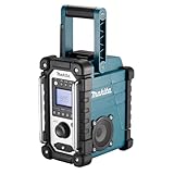 Makita DMR112 Akku-Baustellenradio 7,2 V - 18 V mit DAB+ und Bluetooth (ohne Akku, ohne Ladegerät), türkis