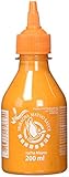 Flying Goose Sriracha Mayoo Sauce - Mayonnaise, leicht scharf, orange Kappe, Würzsauce aus Thailand, 1er Pack (1 x 200 ml)
