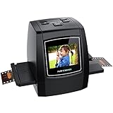 DIGITNOW! Film-Scanner Diascanner Tragbarer hochauflösender 22MP All-In-1-Film- und Diascanner für Super-8-Film, 35-mm-Dias und -Negative, 110 und 126 Film-zu-Digital-Konverter