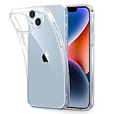 ESR für iPhone 14 Hülle und iPhone 13 Hülle, Klare stoßfeste dünne Silikon case, vergilbungsbeständige dünne transparente TPU Handyhülle schutzhülle, Project Zero Serie, Klar