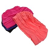 OSOLADY 4Stücke Damen Bademütze für Langes Haar Bequeme rutschfeste Badekappe für Schwimmen für Langhaar Leichtes Material