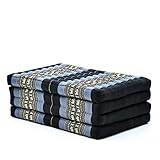 Leewadee Klappmatratze Gästebett Klappbar Auto Matratze Gästematratze Klappbar Faltbare Matratze, Kapok, 200 x 70 cm, Blau