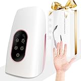 Elektrisches Handmassagegerät, Wireless Handmassagegerät mit Wärme, Finger-Massagegerät mit 3 Luftkompression-Modi und 3 Stufen der Einstellbaren Stärke, Geschenke für Frauen und Männer