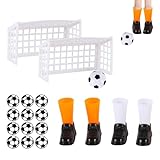 Cinsersr 1 Set Tischkicker Kinder Tischfussball Kinder Mini Fussball Mini Fussball Tischfußball Mini Tischkicker Mini Spielzeug, nteraktive Spiele für Erwachsene und Kinder.