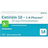 CETIRIZIN 10-1A Pharma Filmtabletten 50 St