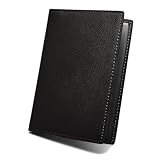 FOMAX Echtleder Schutzhülle für Reisepass, 100% Leder, stilvolle Reisepasshülle, Travel Wallet, Etui für Reisen, Passport case Hülle