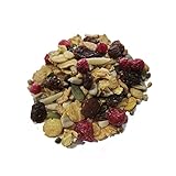 High PROTEIN I 100% BIO MÜSLI I hoher Eiweißgehalt I Vollkorn I Mandel I Hanfsamen I Crunchy mit Honig I gefriergetrocknete Früchte I 600g