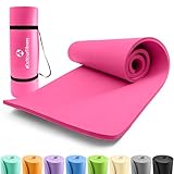 #DoYourFitness x World Fitness | Fitnessmatte 'Yamuna' | 183x61x1,5cm | Phthalatfrei & rutschfest | Gymnastikmatte ideal für Yoga, Pilates, Fitness, Outdoor im Studio & zu Hause | Pink