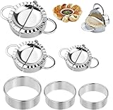 Edelstahl dumpling maker,6 pcs ravioli ausstecher,ravioli former,Ravioli former edelstahl,Ravioli Dumpling Former,teigtaschenformer,Maker Dumpling Cutter,ravioli maker,für Dumpling Ravioli Machen