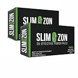 2x Slimozon 30+30 Kapseln - Bauchfett verlieren und Schnell Abnehmen - Die Pille für Effektiven Gewichtsverlust