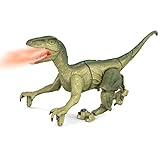 Ferngesteuerter Dino Geschenk für Kinder, RC T-rex Dinosaurier Spielzeug Elektrischer Prähistorische Kreaturen, Weihnachts- und Geburtstagsgeschenke für Jungen im Alter von 3-15 Jahren (B)