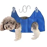 Birtern Hundepflege-Hängematte, Hundepflege-Geschirr, verstellbare Hängematten-Helfer, atmungsaktive Haustier-Hängematte zum Trimmen von Nägeln