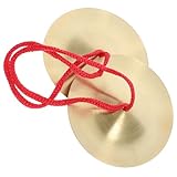 Levemolo Professionelle Legierung Fingerzimbeln für Percussion Becken Musikinstrument für Eltern Junge Mädchen Interaktion und Musikalische Früherziehung