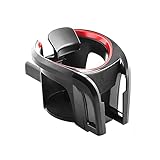 SPTwj Universal 2 in 1 Auto Getränkehalter Multifunktionaler Verstellbarer Becherhalter Auto Lüftungshalterung Handyhalterung für Alle Phone Kaffeebecher und Getränkedose (Rot)