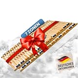 Coemo Partner-Set 2 x Lattenrost MULTIRA 100 x 200 cm 7-Zonen 28 Leisten Härtegrad verstellbar