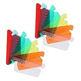 HAPINARY 1 Set Guolao Farbige Pvc Etiketten Schreibmappe, Kleine Hängeregister, Hängeregister Und Einlagen, Laschen Für Hängemappen, Hängeregister Und Einlagen, Kleine Namensschilder
