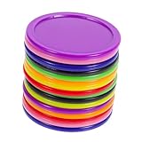 TOYANDONA 16 Stück Teiliges Air Hockey Puck Kunststoff Ersatzteile für Tischhockey Luftspiel Zubehör Stabile Hockey Trainingsausrüstung Geeignet für Tischspiele Zuhause und Büro