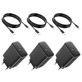3-Pack USB C Ladegerät für Samsung, Schnellladekabel USBC mit 2M Ladekabel, for Samsung Galaxy S24 Ultra/S24/S23+/S23/S22/Note20, iPhone 16/15, 45W Fast Charger Stecker Netzteil Steckdose
