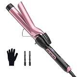 BESTOPE PRO Lockenstab 25mm - Lockenstab Große Locken mit Tourmalin Keramik, Antistatisch, LCD Anzeige, 80°C-230°C, Schnelles Aufheizen für Natürliche Locken