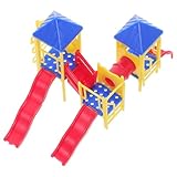 VICASKY 1 Set Miniatur -Spielplatz -Set Spielplatzmodell Outdoor Playset -Modelle Sandtischmaterial