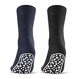 2 | 4 | 6 Paar ABS Socken Damen Herren Anti Rutsch Socken Stoppersocken 21395 WP (2 Paar 43-46)