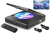 Blu Ray Player 1080P Blu Ray Disc Player für Heimkino spielt alle DVDs und Region B 2 Blu Rays ab unterstützt USB Stick 128GB mit HDMI und AV Ausgang inklusive PAL NTSC Konverter und Anschlusskabel