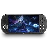 Trimui Smart Pro 5 Zoll Handheld Spielkonsole Linux System A133P 128G SD-Karte Unterstützung WiFi Multiplayer Online Battle (Schwarz)