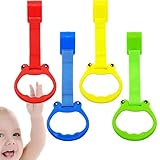 Baby zieht Ringe, Zugringe zum Spielen mit Stift – geruchloser 4-teilig zum Halten von Spielzeug, ergonomische Kinderzimmermöbel, Bettwäsche und Dekoration für die Kapazität