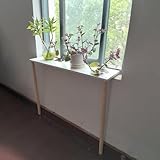 Fensterbank Verbreiterung Innen Anpassbare Fensterbankverlängerung mit Pflanzenregal, Pflanzenpräsentation & Zusätzlicher Stauraum, Erweiterbares Fensterbrettregal(79x25x80cm (31 1/8x9 7/8x31 1/2'))