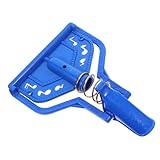 COLLBATH Moppstangenfutter haushaltsgeräte mopphalter Reinigungszubehör Wischmop-Halterung Moppkopfhalterung rotierender Moppkopf Badezimmerwischer Haushaltsreiniger Küchenmopp Plastik Blue