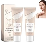 Reinigendes Peeling-Gel, reinigendes und erfrischendes Gesichtswaschmittel, beruhigend und feuchtigkeitsspendend, Peeling-Gel für Gesicht und Körper, tiefenreinigend, für alle Hauttypen (2pcs)
