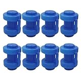 SUMMITDRAGON 6pcs Trampolin Rohrkappen Trampolin Ersatzabschlussposten Resistenter Trampolin Kappen Professionelle Trampolinstangenabdeckungen