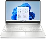 HP Laptop 15s-fq2014sl, Intel Core i3-1115G4, RAM 8 GB DDR4, SSD 256 GB, Intel UHD Graphics, Display 15,6 Zoll FHD, Antireflexion, WLAN, SD-Player, HD-Webcam, Windows 11 S-Modus, Silber