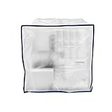 Nähwelt Flach Overlocker Cover transparente Schutzhülle Staubschutz Kunststoff abwaschbar 30x30x33 cm