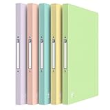 Oxford Urban Ringbuch-Ordner A4, aus Kunststoff, 2cm Rückenbreite, 2 Ringe, blickdicht sortiert pastell, 10 Stück
